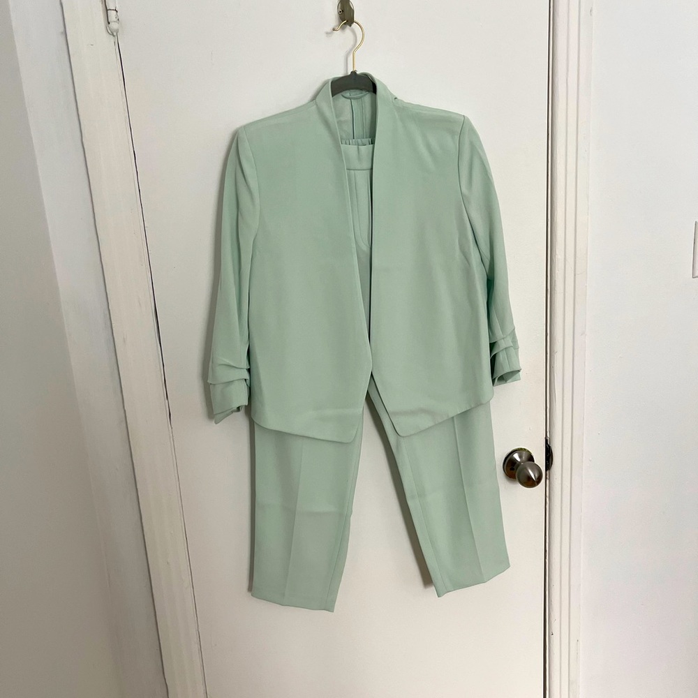Aritzia Power Suit Mint Green